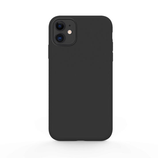 Husa iPhone 11 Lemontti Silicon Soft Slim Black