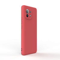 Husa Xiaomi Mi 11 Lemontti Silicon Soft Slim Santa Red