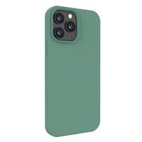 Husa iPhone 13 Pro Lemontti Liquid Silicon Forest Green