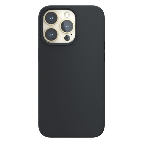 Husa iPhone 13 Pro Max Lemontti Regular Silicon Black