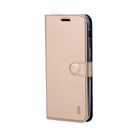 Husa Samsung Galaxy A3 (2017) Lemontti Book Metalic Auriu