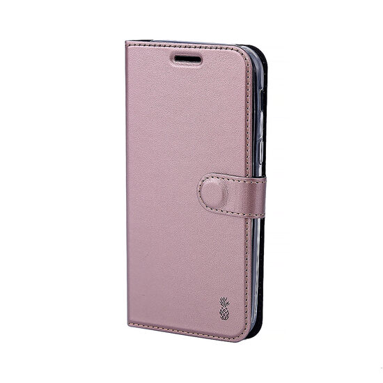 Husa Samsung Galaxy A3 (2017) Lemontti Book Metalic Rose Gold