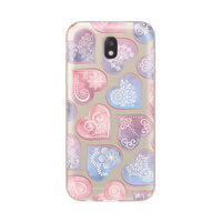 Husa Samsung Galaxy J3 (2017) Lemontti Silicon Art Hearts