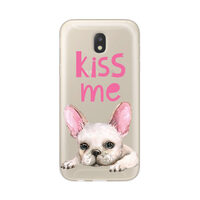 Husa Samsung Galaxy J3 (2017) Lemontti Silicon Art Pug Kiss