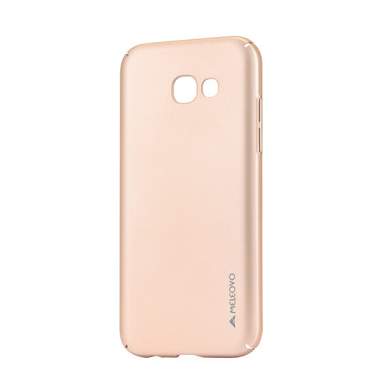 Carcasa Samsung Galaxy A5 (2017) Meleovo Metallic Slim 360 Gold (culoare metalizata fina)