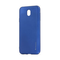 Carcasa Samsung Galaxy J7 (2017) Meleovo Metallic Slim 360 Blue (culoare metalizata fina)