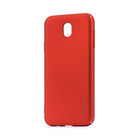Carcasa Samsung Galaxy J7 (2017) Meleovo Metallic Slim 360 Red (culoare metalizata fina)