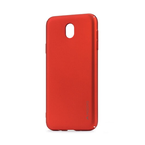 Carcasa Samsung Galaxy J7 (2017) Meleovo Metallic Slim 360 Red (culoare metalizata fina)