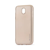 Husa Samsung Galaxy J7 (2017) Meleovo Silicon Soft Slim Gold (aspect mat)