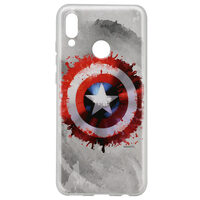 Husa Huawei P Smart (2019) / Honor 10 Lite Marvel Silicon Captain America 019 Gray
