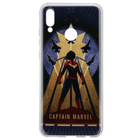 Husa Huawei P20 Lite Marvel Silicon Captain Marvel 002 Navy Blue