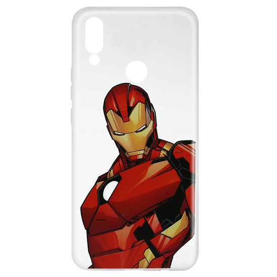 Husa Huawei P Smart (2019) / Honor 10 Lite Marvel Silicon Iron Man 005 Clear