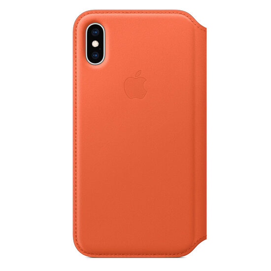 Husa Original iPhone X / XS Apple Leather Folio Sunset