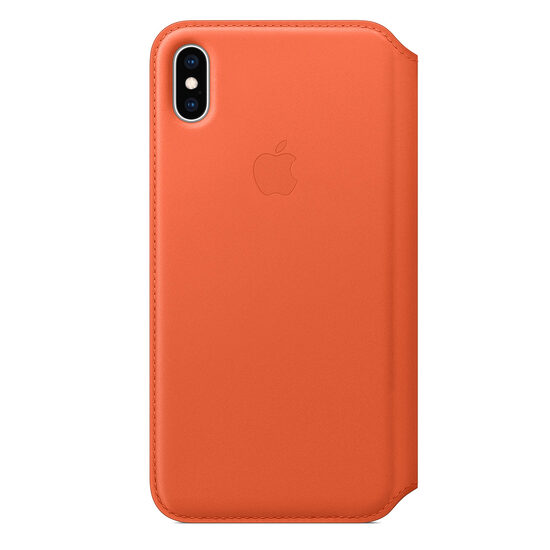 Husa Original iPhone XS Max Apple Leather Folio Sunset