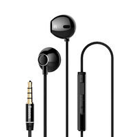 Casti Jack 3.5mm Baseus Encok H06 Black (in-ear)