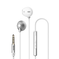 Casti Jack 3.5mm Baseus Encok H06 Silver (in-ear)