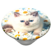 Popsockets PopTop Purr-fect Flower capac de schimb pentru PopGrip