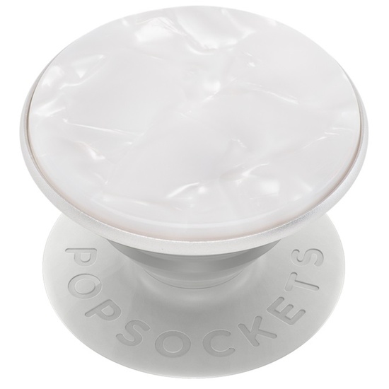 Popsockets Suport PopGrip Luxe Stand Adeziv Acetate Pearl White
