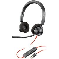 Casti USB Plantronics Stereo BlackWire 3220, BW3320 Black