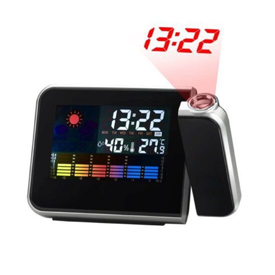 Ceas cu Alarma Lemontti Black