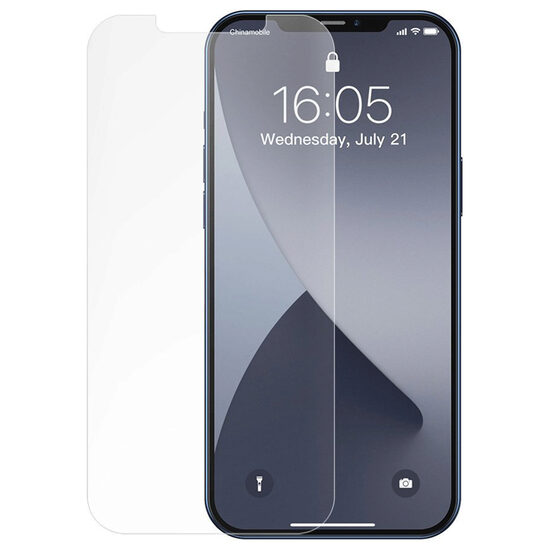 Foil iPhone 12 Pro Max Baseus Tempered Glass White