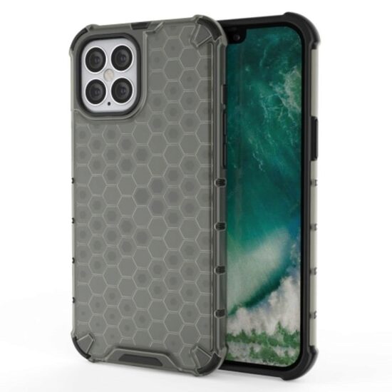 Husa iPhone 12 / 12 Pro Lemontti Honeycomb Grey