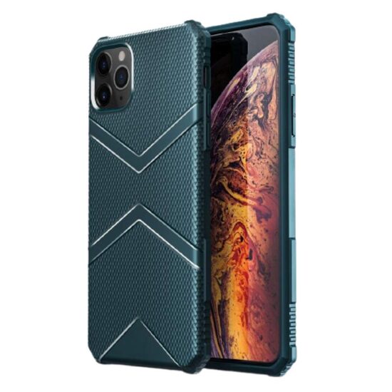 iPhone 12 / 12 Pro Case Lemontti Diamond Shield Green