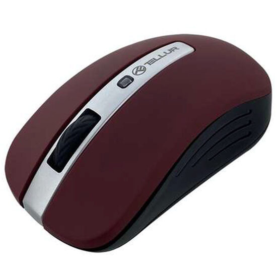 Tellur Mouse Basic Wireless Rosu inchis (LED, fara fir)