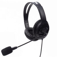 Casti cu fir Tellur Basic PCH2 Black (USB, microfon)