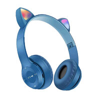 Casti Bluetooth Over-Ear Wireless OEM Cat's Ears Dark Blue