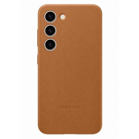 Samsung Husa Originala Leather Cover Samsung Galaxy S23 Camel