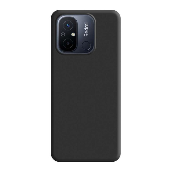 Lemontti Silicone Silky Case Xiaomi Redmi 12C Black