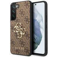 Guess Case PU 4G Metal Logo Samsung Galaxy S23 Brown