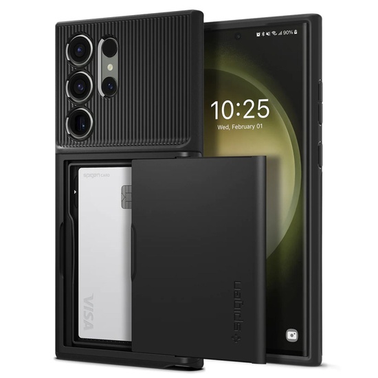 Spigen Husa Slim Armor Cs Samsung Galaxy S23 Ultra Negru