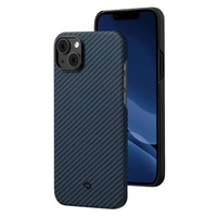 Pitaka Husa MagEZ 3 Aramida 1500D iPhone 14 Plus MagSafe Albastru