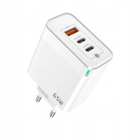 Prestico Incarcator Retea F28 2 x USB-C PD, 1 x USB QC, Fast Charge, 65W Alb