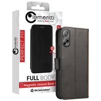 Lemontti Husa Book Magnetic Wallet Oppo A98 Negru