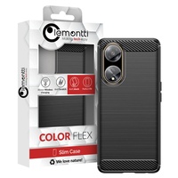 Lemontti Husa Carbon Case Flexible Oppo A98 Negru