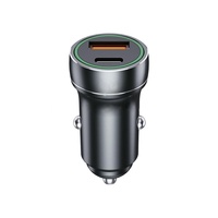 Prestico Incarcator Auto K2 PD+QC 3.0, Fast Charge, 20W, Negru