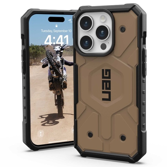 UAG Husa Pathfinder Magsafe iPhone 15 Pro Dark Earth
