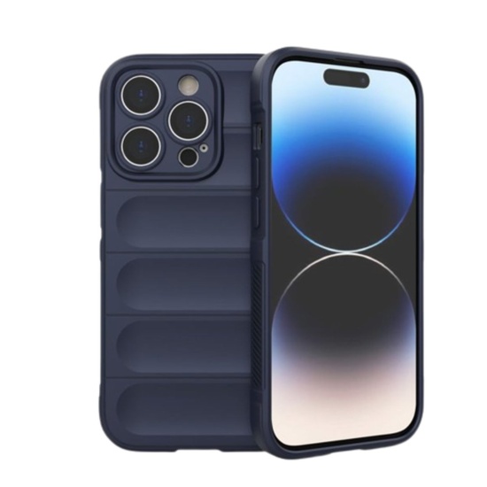 Lemontti Magic Shield iPhone 14 Pro Case Navy blue
