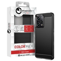 Lemontti Husa Carbon Case Flexible Xiaomi Redmi Note 12 Pro / Poco X5 Pro 5G Negru