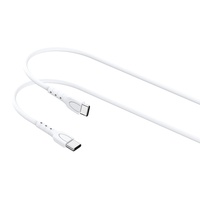 Lemontti Cablu Fast Charge Type-C la Type-C, 45W, 1.2m, Alb