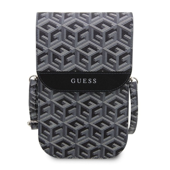 Guess Geanta pentru Telefon GCube Stripes Negru
