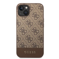 Guess Husa 4G Stripe Logo iPhone 14 Maro