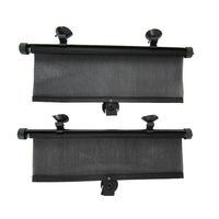 Lemontti Set 2 x Parasolar Geamuri Auto Laterale Negru