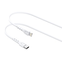 Lemontti Cablu Type-C la tip Lightning, 25W, 0.5m, Alb