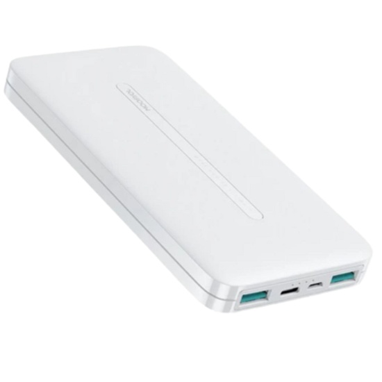 Joyroom Acumulator Extern 10000mAh, 2xUSB, Type-C, Micro-USB Alb
