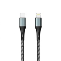 Prestico Cablu T10 Type-C la Lightning Fast Charge, PD, 30W, 1m, Negru