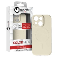 Lemontti Husa Silicon iPhone 15 Pro Max MagSafe Crem